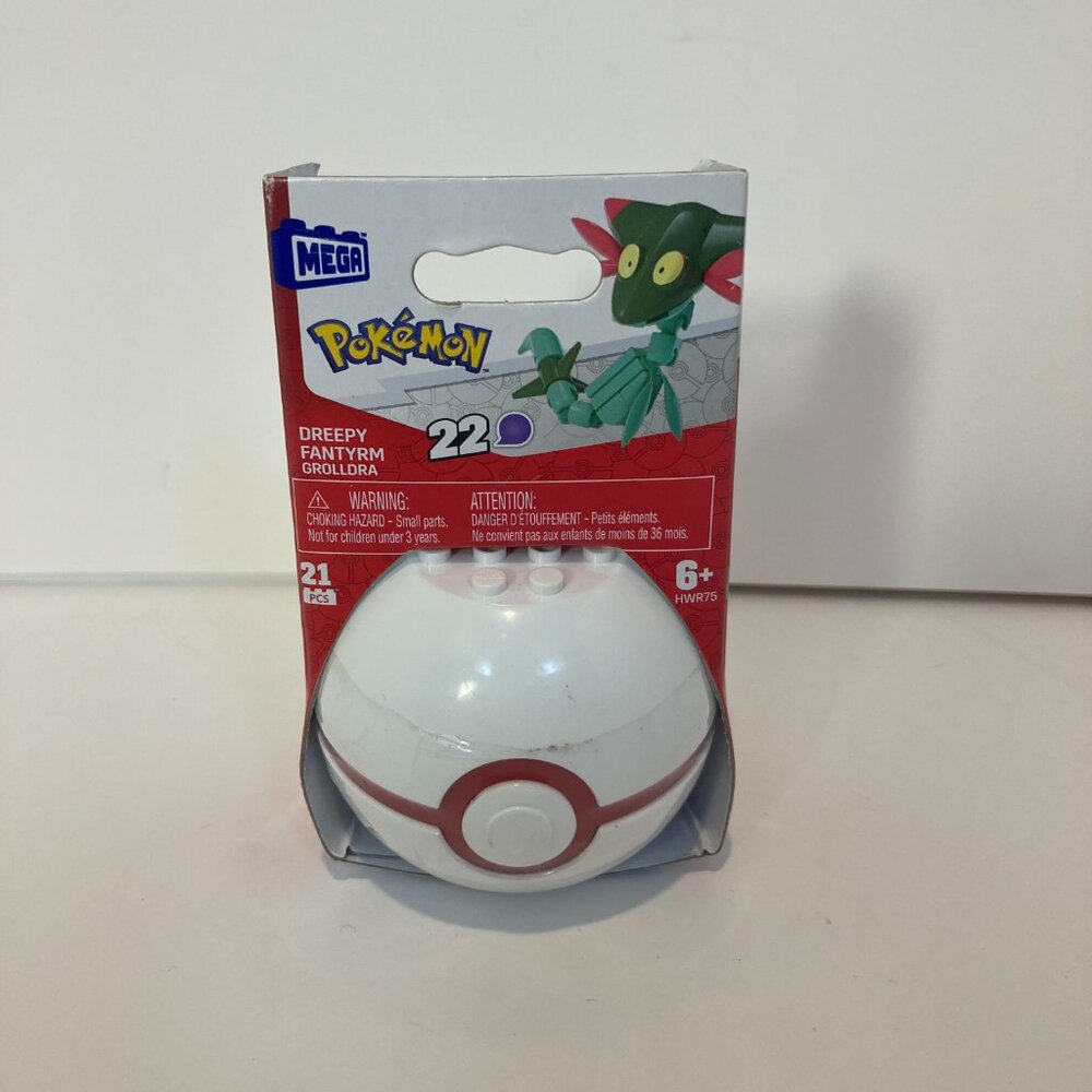 New Sealed Mega Construx Pokemon Series 22 Dreepy Buildable Figure HWR75